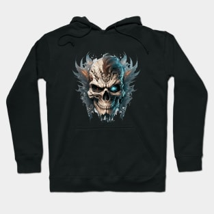 Skull Wild Life Painting Dark Character Spirit Hoodie